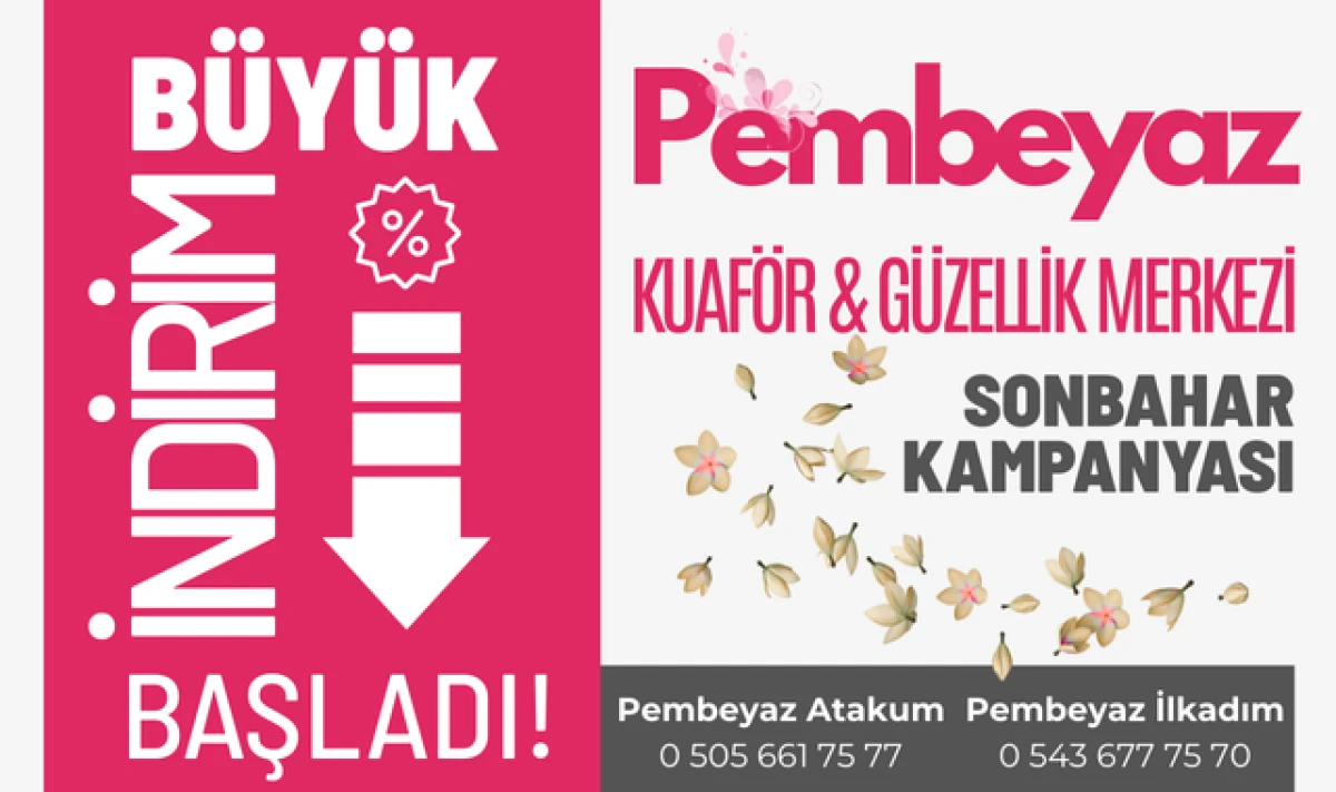 Pembeyaz Kuaför ve Güzellik Merkezinden Muhteşem Sonbahar Kampanyası