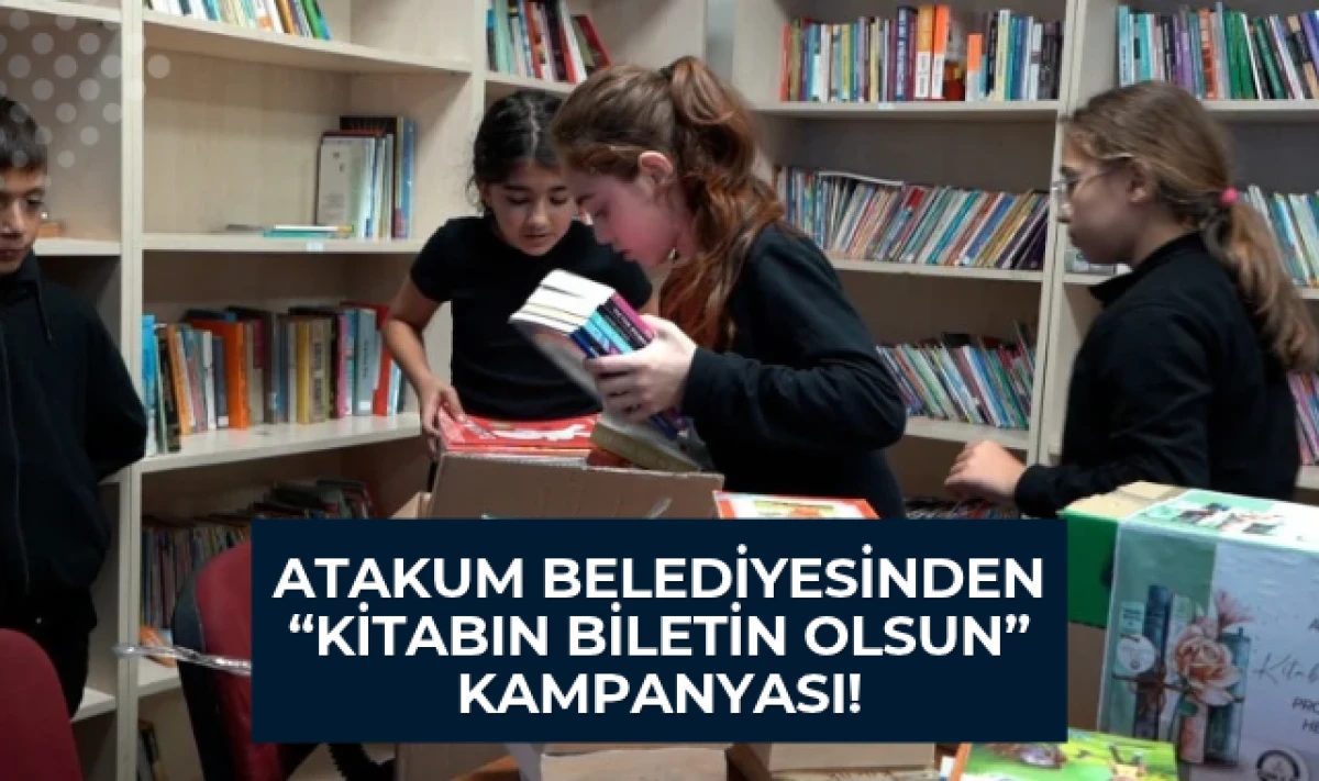 Atakum Belediyesinden Kitabın Biletin Olsun Kampanyası