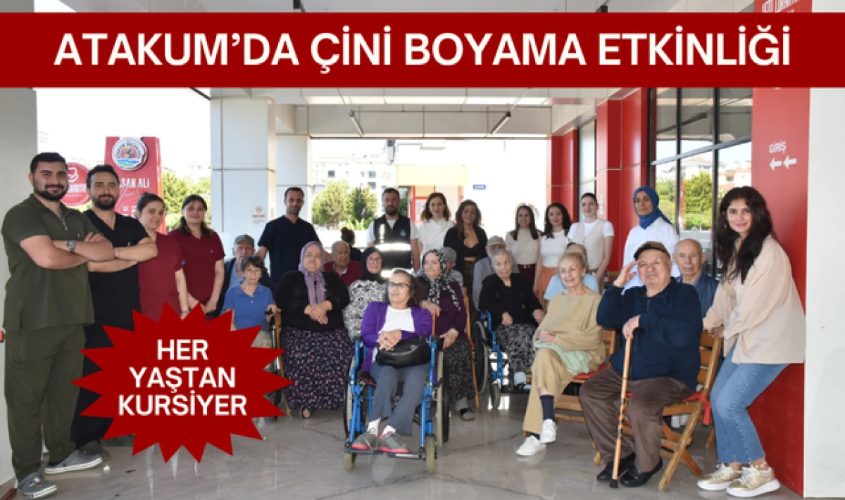 Atakum'da Çini Boyama Etkinliğine Yoğun İlgi!
