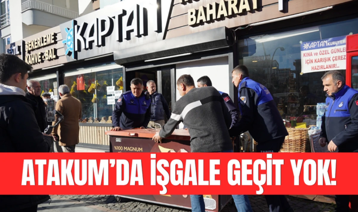 Atakum'da Kaldırım İşgaline Ge&ccedil;it Yok!