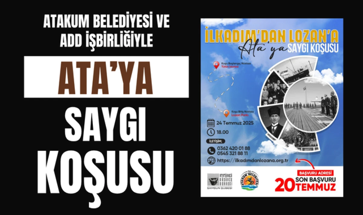 Ata'ya Saygı Koşusu İçin Son Başvuru: 20 Temmuz!