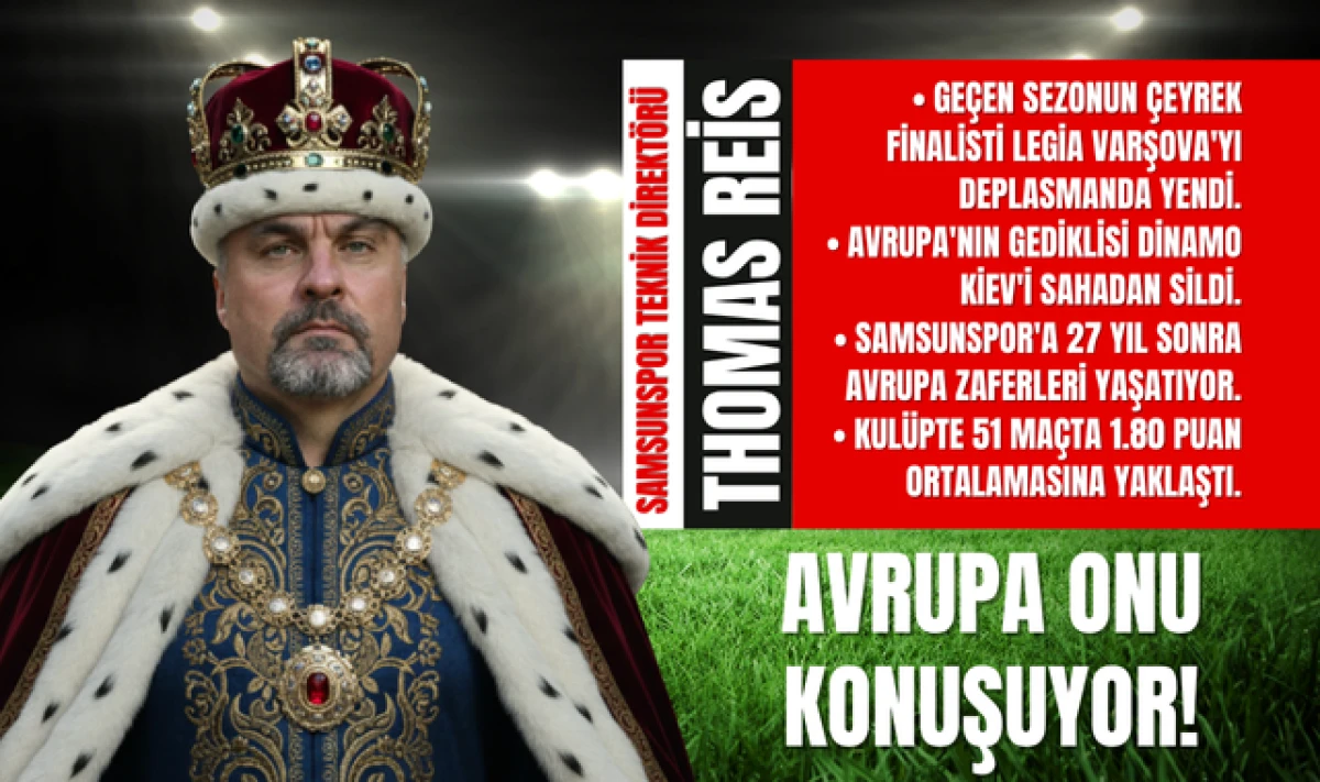 Avrupa'nın Dilindeki Samsunsporlu: Thomas Reis!