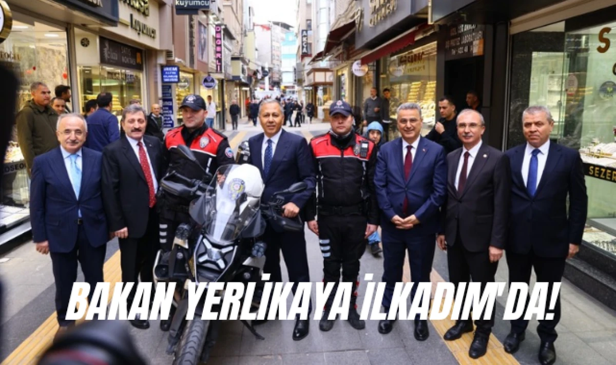 Bakan Yerlikaya İlkadım'da Esnaf Ziyareti Yaptı!