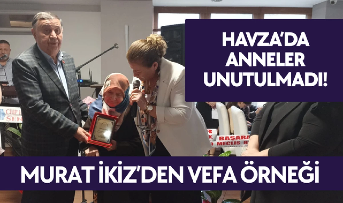 Başkan Murat İkiz'den 'Anneler G&uuml;n&uuml;' Vefası!