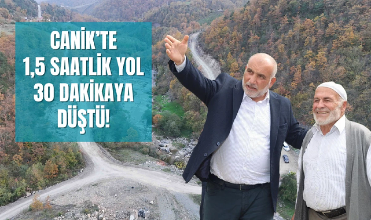 Başkan Sandıkçı, 1,5 Saatlik Yolu 30 Dakikaya Düşürdü!