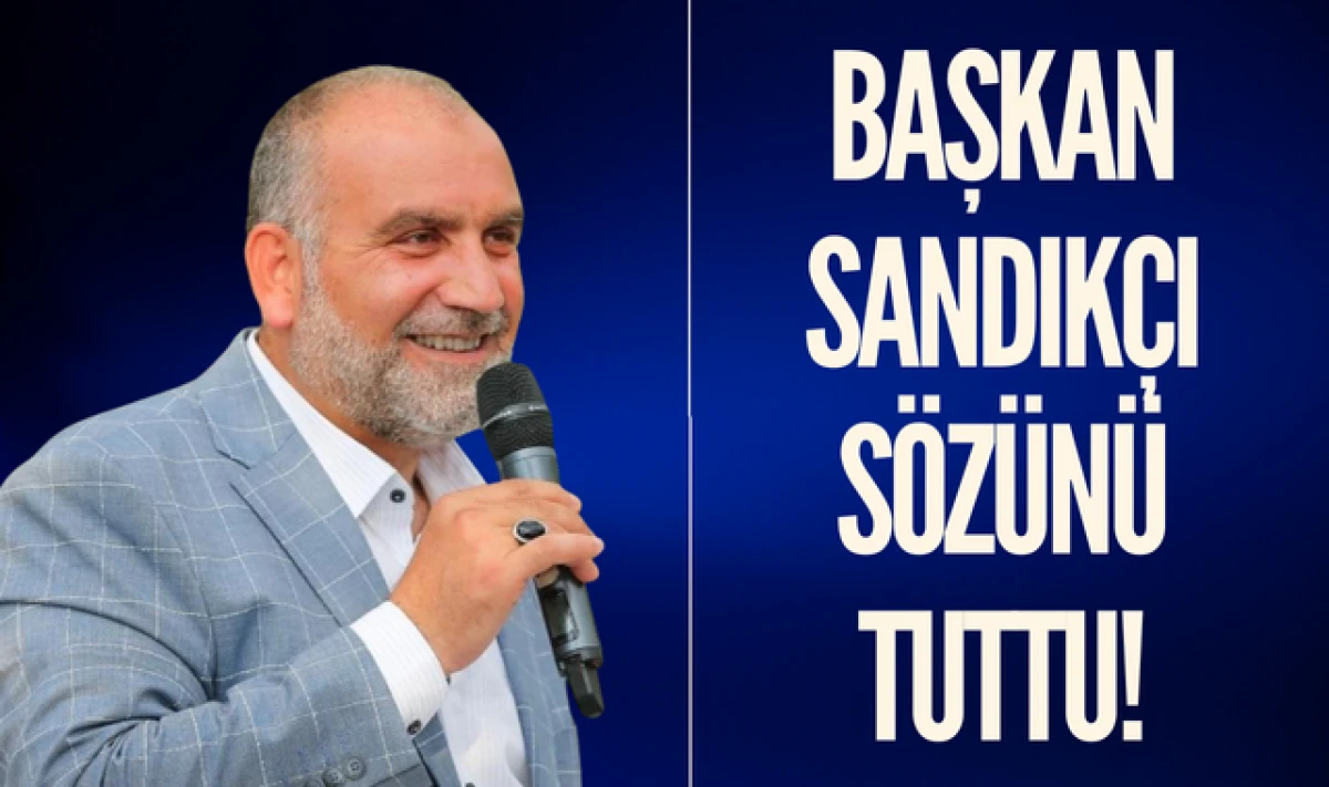Başkan Sandıkçı Sözünü Tuttu! Gaziosmanpaşa Doğalgaz'a Kavuşuyor!