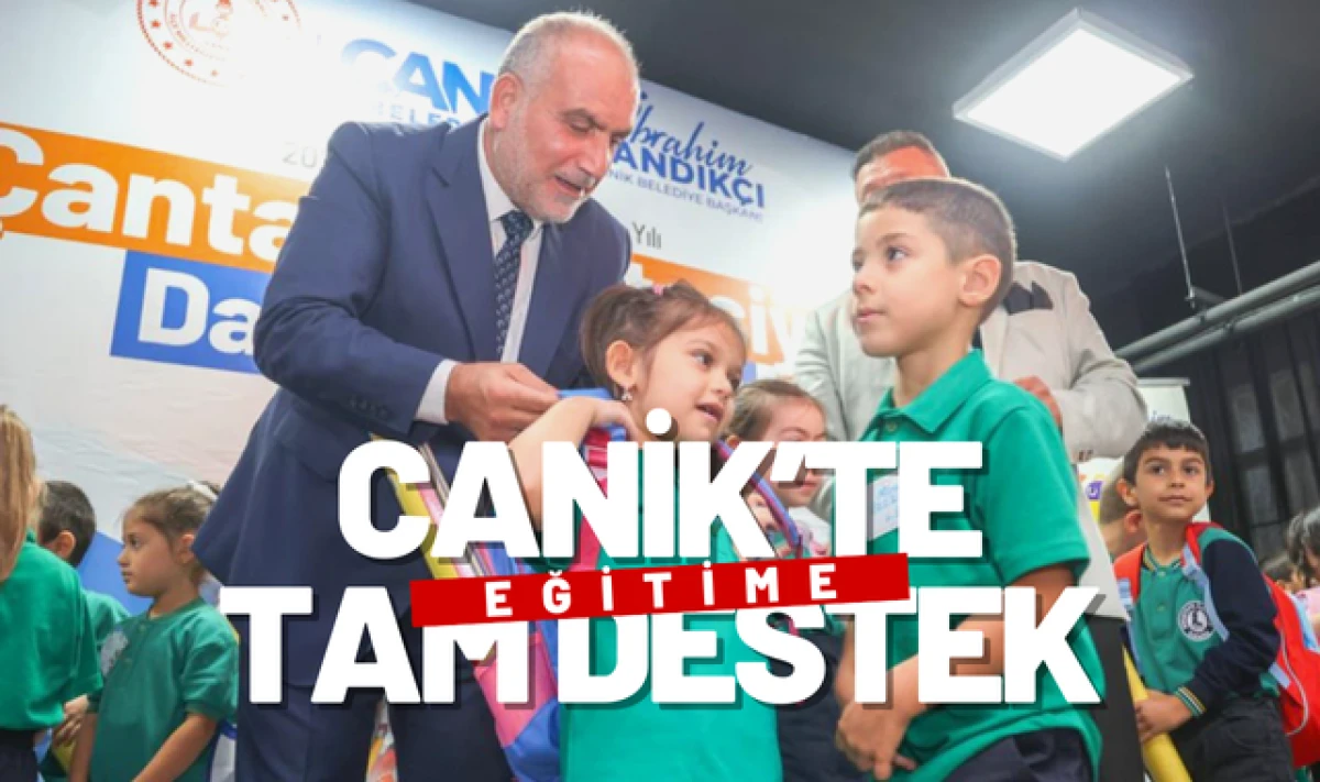Canik Belediyesinden İl&ccedil;edeki Eğitime Tam Destek!