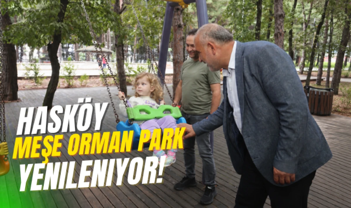 Canik'te Hask&ouml;y Meşe Orman Park Yenileniyor!