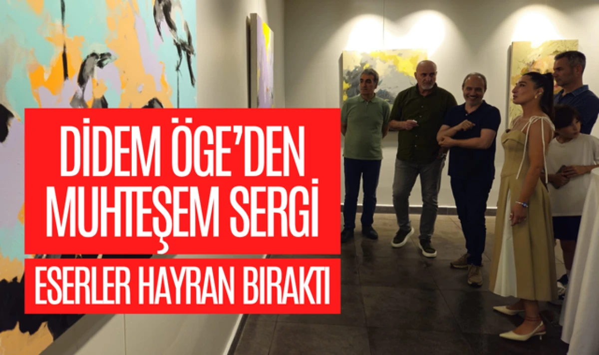 Didem Öge'nin Sergisi Sanatseverlerden Tam Not Aldı!