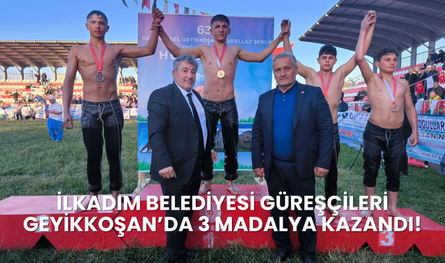 İlkadım Belediyesi Güreş Takımı 3 Madalya Kazandı!