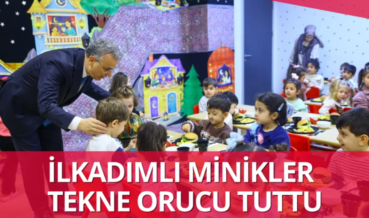 İlkadımlı Minikler Kreşte Tekne Orucu Tuttu!