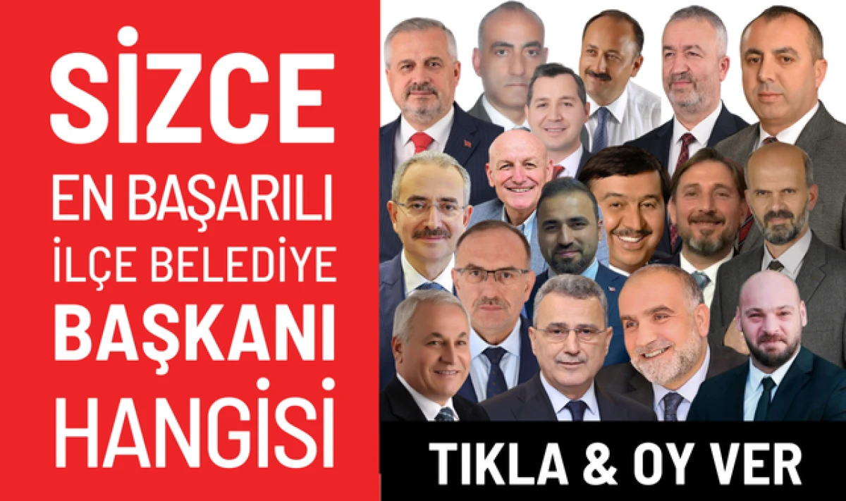 Memleket Samsun Haber Sitesi, 'Samsun'daki En Başarılı İlçe Belediye Başkanı' Anketi! Samsun'da 17 ilçe belediye başkanı arasında, en başarılı bulduğunuz isim kim?