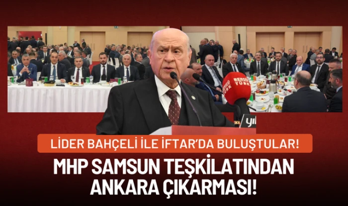 MHP Samsun Teşkilatından Ankara &Ccedil;ıkarması!