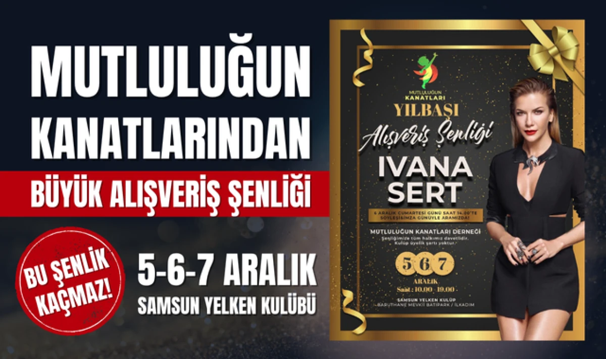 Mutluluğun Kanatları Derneği'nden Büyük Alışveriş Şenliği!