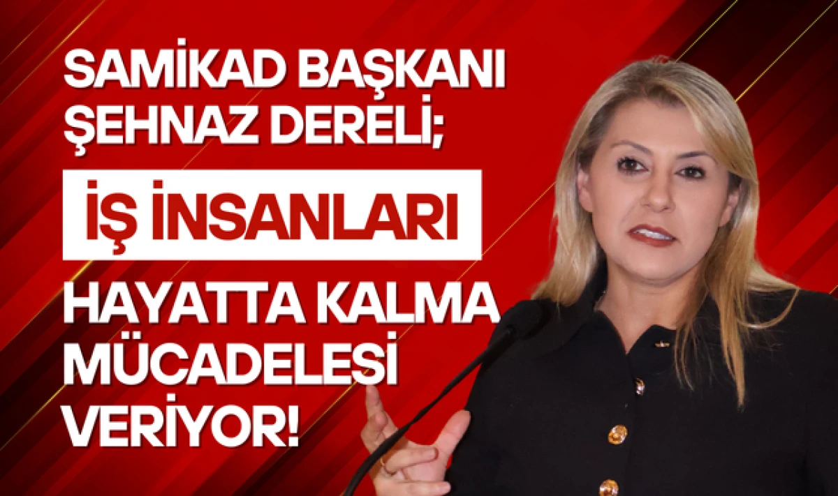 SAMİKAD Başkanı Şehnaz Dereli Vergi Y&uuml;k&uuml;ne Dikkat &Ccedil;ekti!