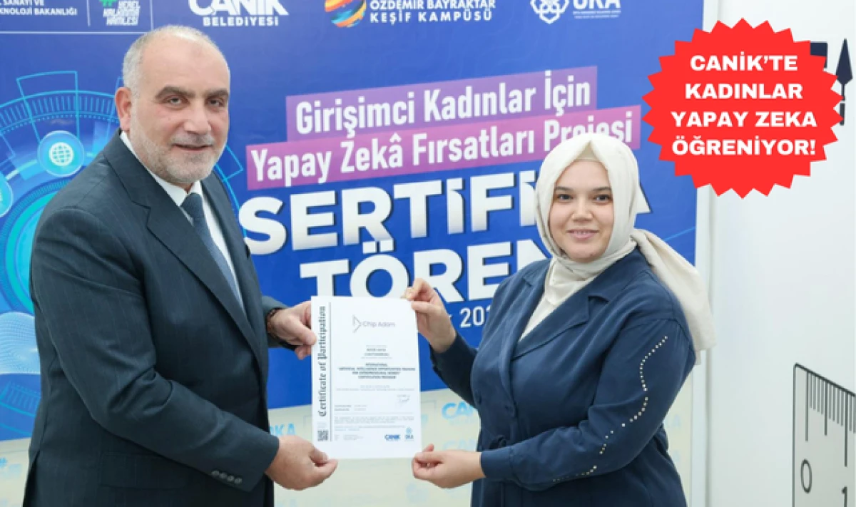 Samsun Canik'te Kadınlar Yapay Zeka &Ouml;ğreniyor!