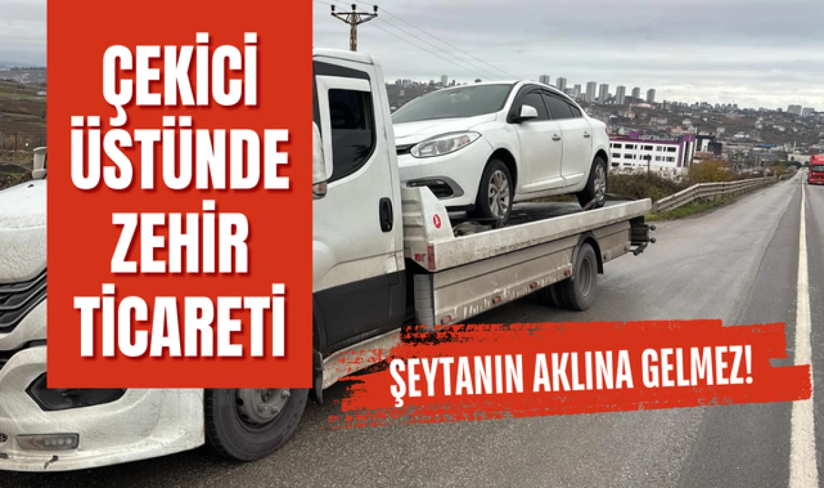 Samsun'da &Ccedil;ekici &Uuml;st&uuml;nde Uyuşturucu Ticareti!
