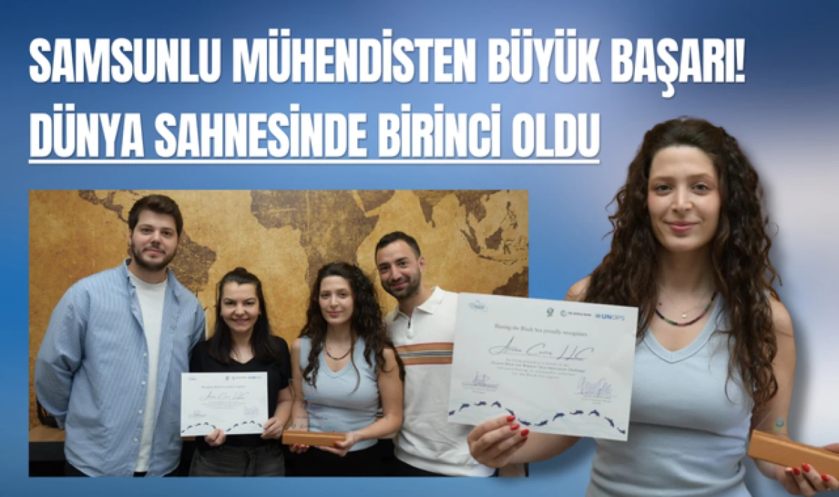Samsunlu &Ccedil;evre M&uuml;hendisi Ayb&uuml;ke Eldemir'den B&uuml;y&uuml;k Başarı!