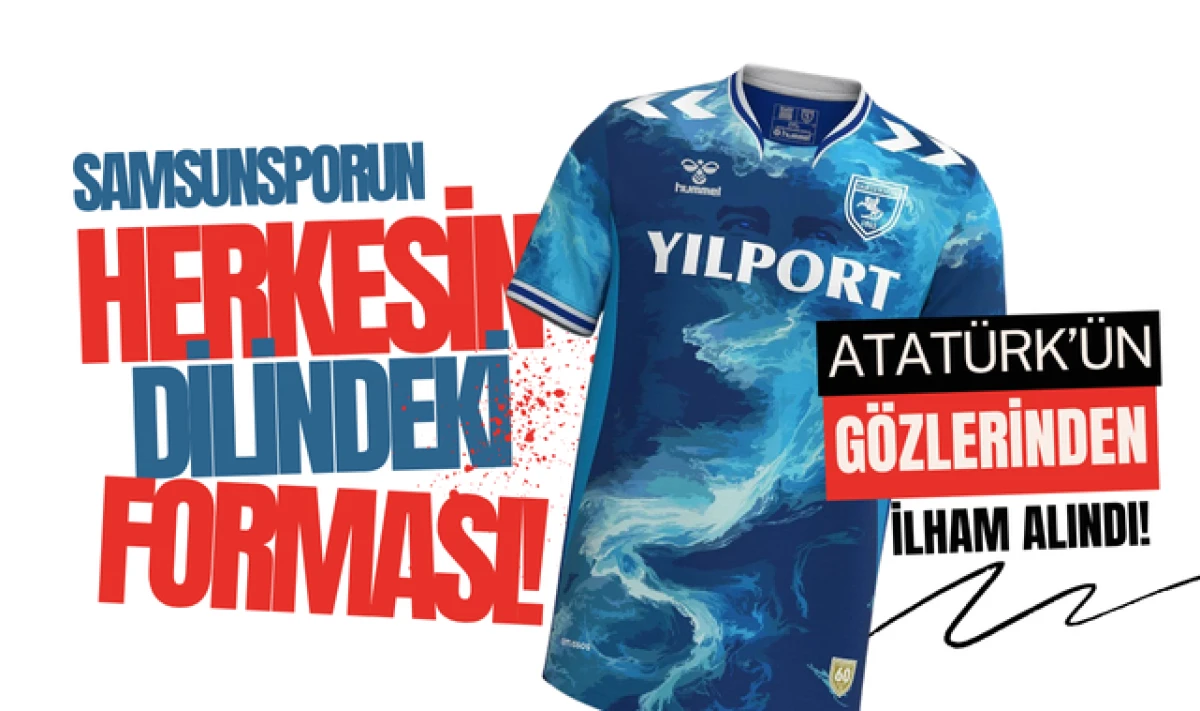 Samsunspor Atatürklü Mavi Formasına Tam Not!