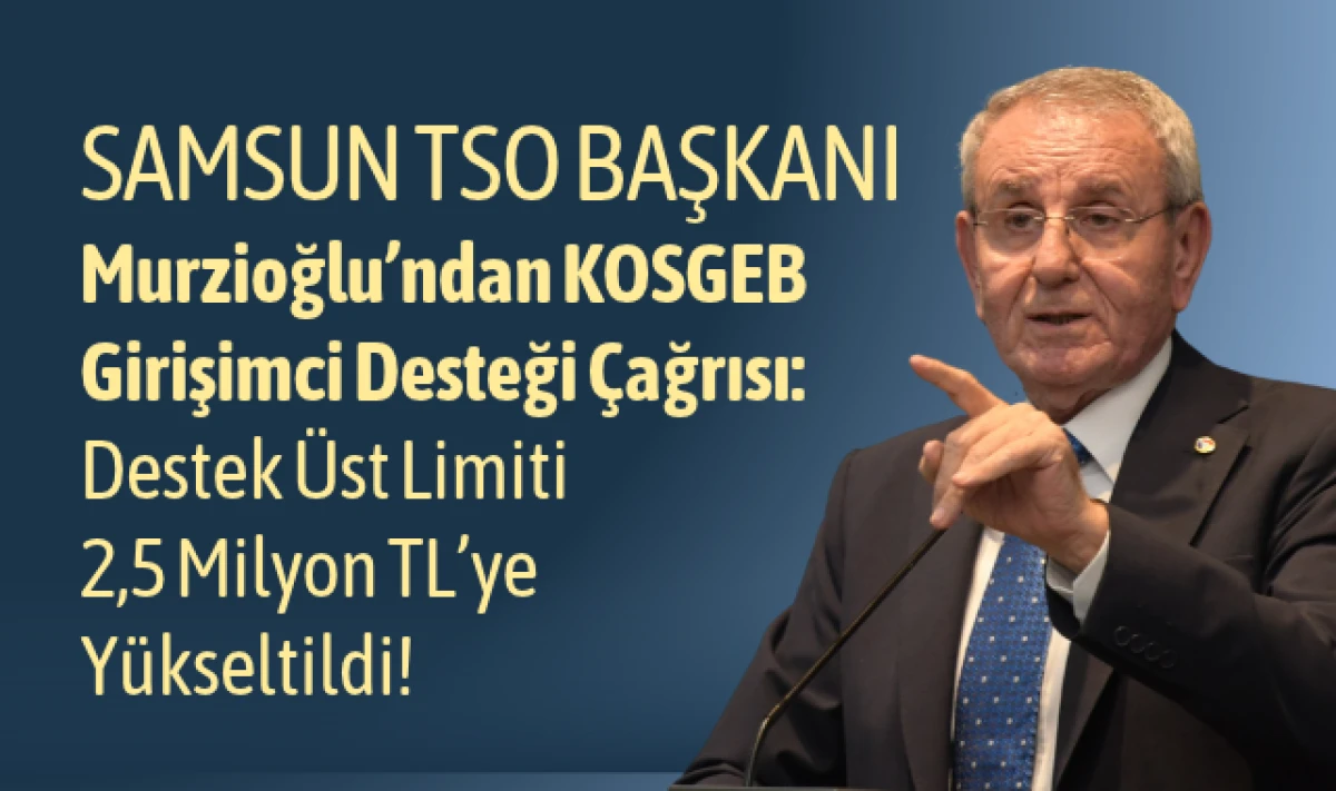 STSO Başkanı Murzioğlu'ndan KOSGEB &Ccedil;ağrısı!